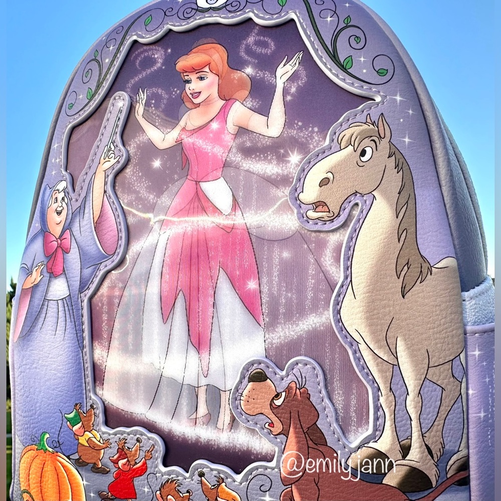 Cinderella💜Backpack - Picture 8 of 12